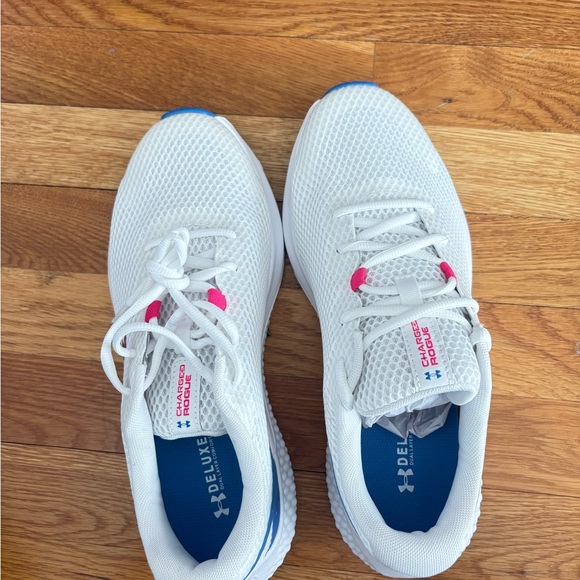 Under Armour Shoes - White, Pink, and Blue - Picture 2 of 3